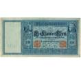 Банкнота 100 марок 1910 года Германия (Красные номера и печати) (Артикул: B2-12340) — Фото №1