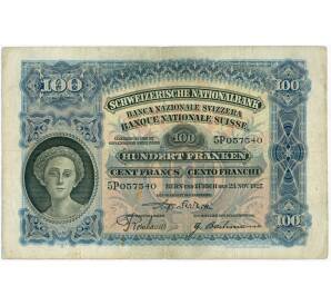 100 франков 1927 года Швейцария