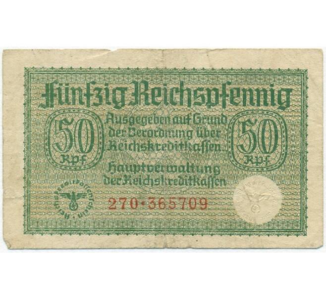 Банкнота 50 рейхспфеннигов 1940 года Германия (Для оккупированных территорий) (Артикул B2-12464)