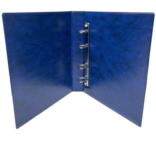 Папка-переплет «Collection» с кольцевым механизмом для листов формата Optima — Синяя (Артикул: A1-0759)