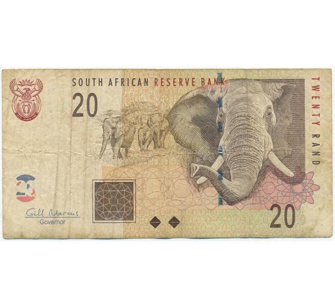 Банкнота 20 рэндов 2009 года ЮАР (Артикул B2-12701)