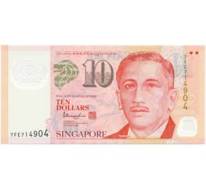10 долларов 2022 года Сингапур