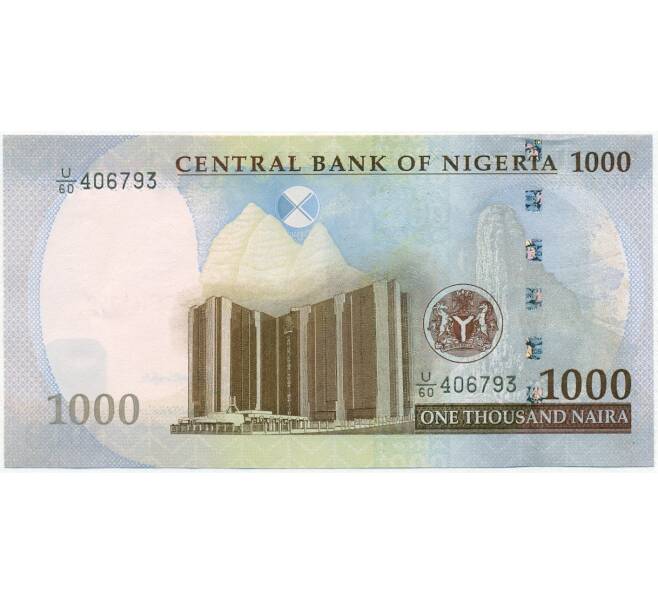Банкнота 1000 найра 2021 года Нигерия (Артикул: B2-12745) — Фото №2