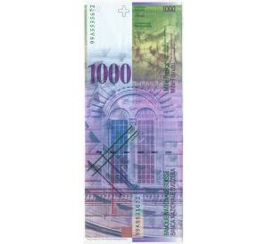 1000 франков 1999 года Швейцария