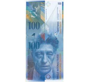 100 франков 2007 года Швейцария