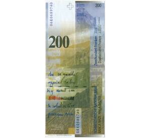 200 франков 2006 года Швейцария