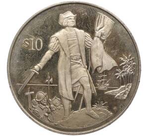 10 долларов 1992 года Британские Виргинские острова «500 лет открытию Америки»