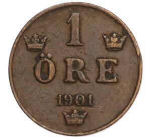 1 эре 1901 года Швеция — Фото №1