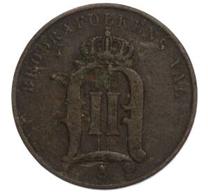 2 эре 1889 года Швеция — Фото №2