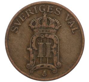 2 эре 1907 года Швеция — Фото №2