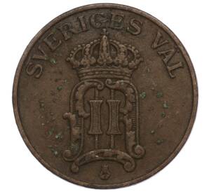 2 эре 1907 года Швеция — Фото №2