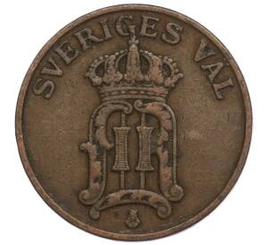 2 эре 1907 года Швеция — Фото №2
