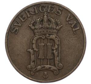 2 эре 1907 года Швеция — Фото №2