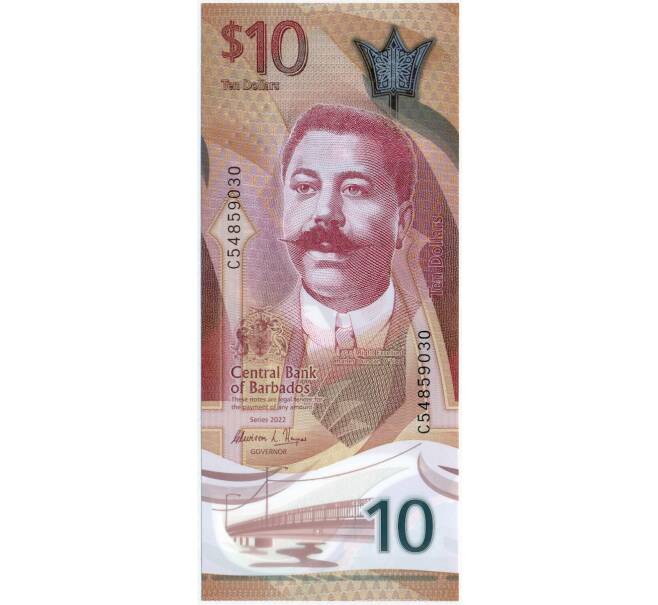 Банкнота 10 долларов 2022 года Бабадос (Артикул: B2-12818) — Фото №1