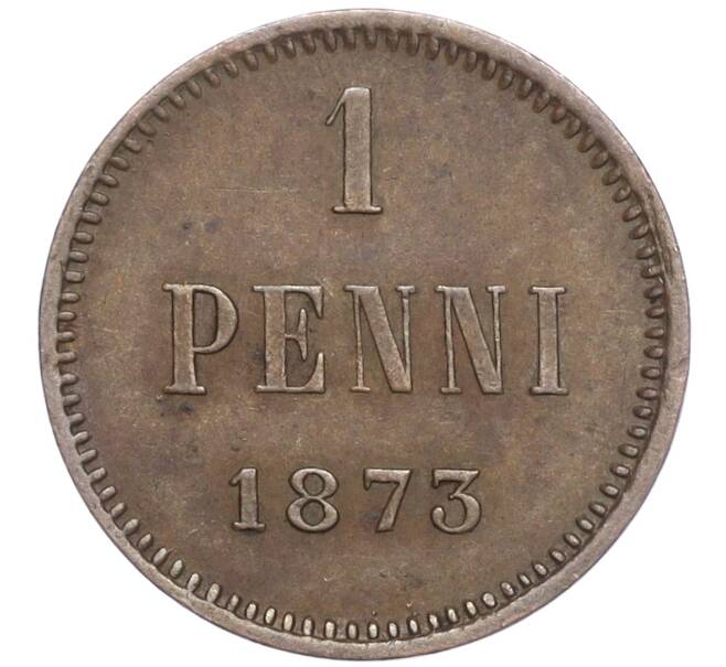 Монета 1 пенни 1873 года Русская Финляндия (Артикул: M1-56643) — Фото №1