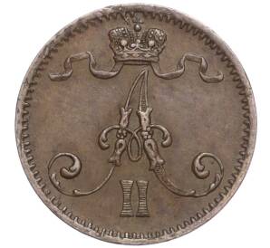 1 пенни 1873 года Русская Финляндия — Фото №2