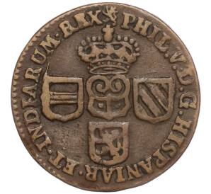 1 лиард 1710 года Испанские Нидерланды