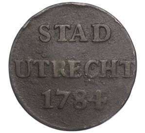 1 дуит 1784 года Голландская республика — провинция Утрехт — Фото №1
