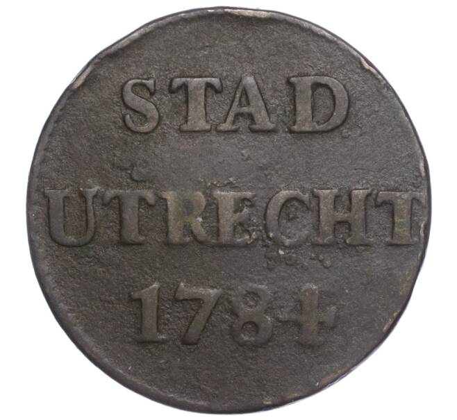 Монета 1 дуит 1784 года Голландская республика — провинция Утрехт (Артикул: M2-69184) — Фото №1