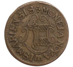 3 пфеннига 1845 года Висмар — Фото №2