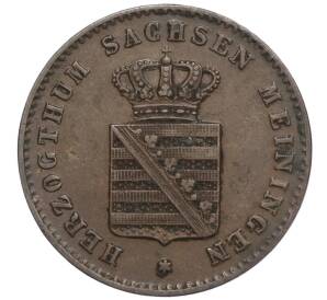 2 пфеннига 1869 года Саксен-Мейнинген — Фото №2