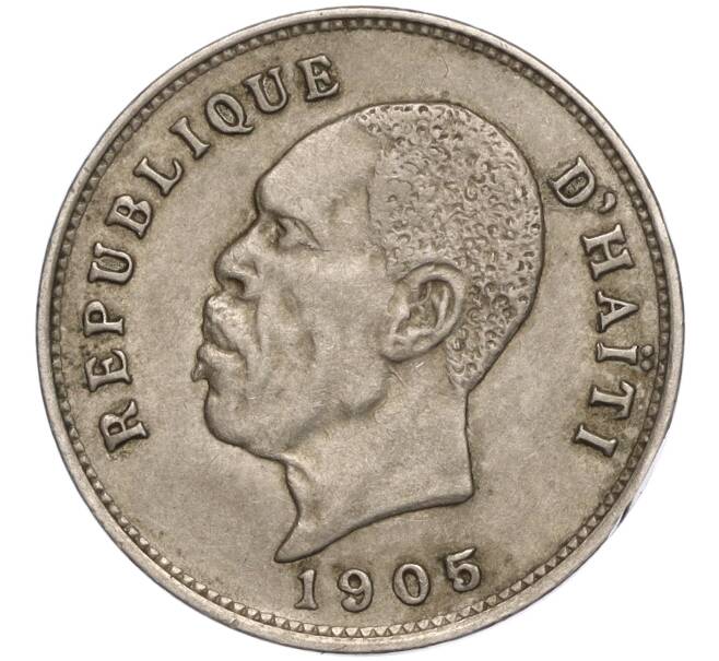 Монета 5 сантимов 1905 года Гаити (Артикул M2-69200)