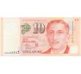 Банкнота 10 долларов 2011 года Сингапур (Артикул K11-103990)