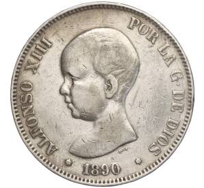 5 песет 1890 года Испания — Фото №1