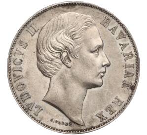 1 талер 1865 года Бавария — Фото №2
