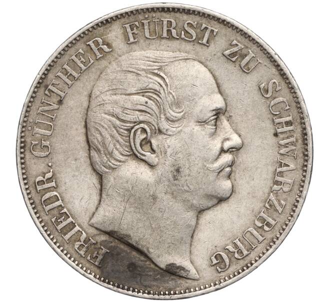 Монета 1 союзный талер 1866 года Шварцбург-Рудольштадт (Артикул M2-69238)