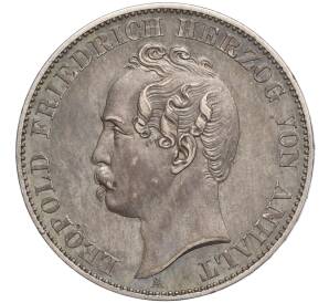 1 союзный талер 1869 года Ангальт-Дессау — Фото №1