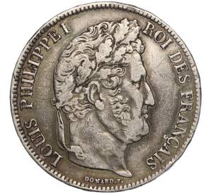 5 франков 1837 года В Франция — Фото №2