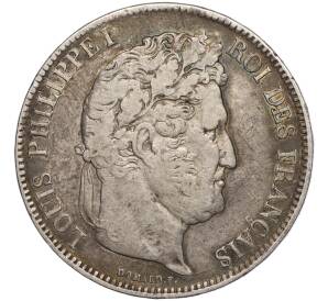 5 франков 1837 года МА Франция — Фото №2