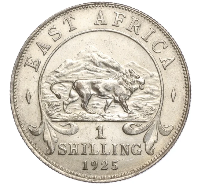 Монета 1 шиллинг 1925 года Британская Восточная Африка (Артикул M2-69281)