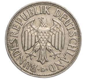 1 марка 1956 года D Западная Германия (ФРГ)