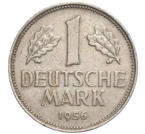 1 марка 1956 года D Западная Германия (ФРГ) — Фото №1