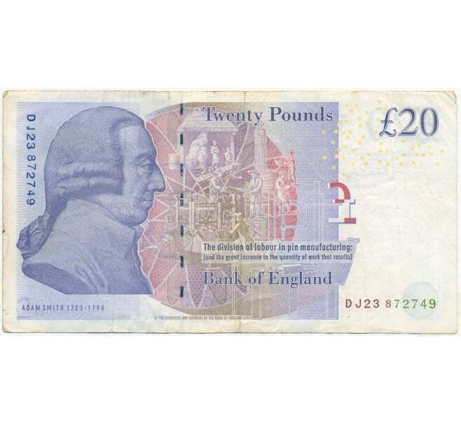 Банкнота 20 фунтов 2006 года Великобритания (Банк Англии) (Артикул B2-12834)