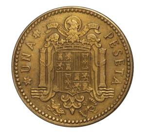 1 песета 1953 (62) года — Фото №1