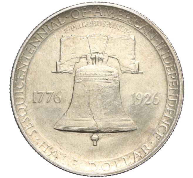 Монета 1/2 доллара (50 центов) 1926 года США «150 лет Независимости» (Артикул K11-104021)