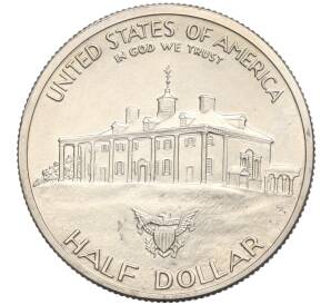 1/2 доллара (50 центов) 1982 года D США «250 лет со дня рождения Джорджа Вашингтона» — Фото №2