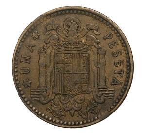 1 песета 1953 (63) года — Фото №1