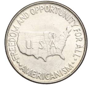 1/2 доллара (50 центов) 1952 года США «Джордж Вашингтон Карвер и Букер Талиафер Вашингтон» — Фото №2