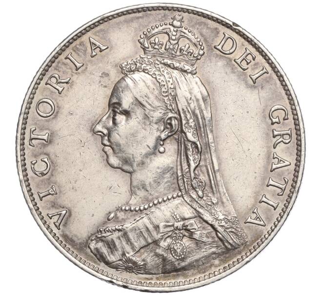 Монета 1 флорин 1887 года Великобритания (Артикул: K11-104030) — Фото №2