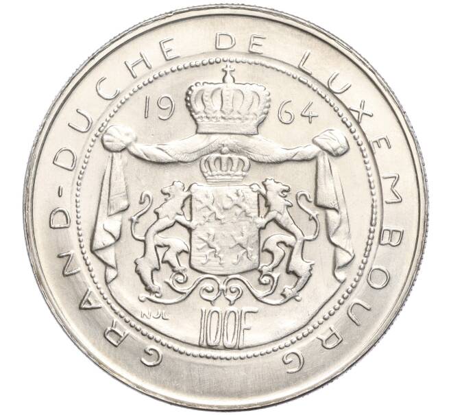 Монета 100 франков 1964 года Люксембург (Артикул K11-104036)