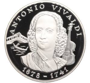 10 динеров 1997 года Андорра «Антонио Вивальди» — Фото №1