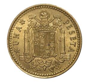 1 песета 1975 (76) года — Фото №1