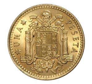 1 песета 1975 (77) года — Фото №1