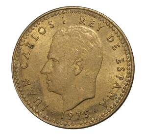 1 песета 1975 (78) года — Фото №2