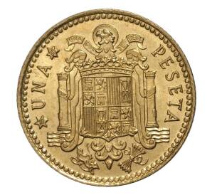 1 песета 1975 (80) года — Фото №1