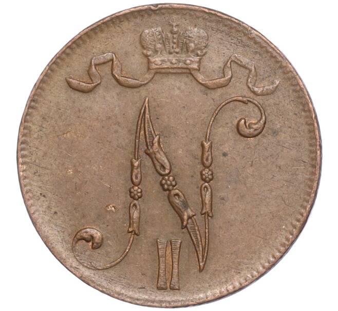 Монета 5 пенни 1916 года Русская Финляндия (Артикул: K11-104270) — Фото №2